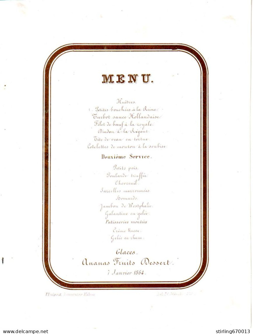 DE 1933 - Carte Porcelaine Menu, F. Fruipont, Restaurateur Imp Seldensalgh, Malines - Other & Unclassified