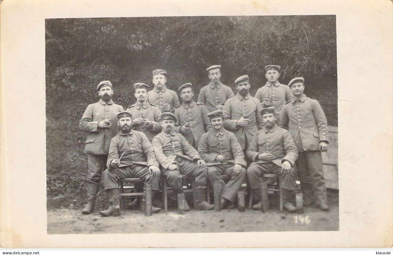 Achern - Soldatenbild Gel.1914 Feldpost - Achern