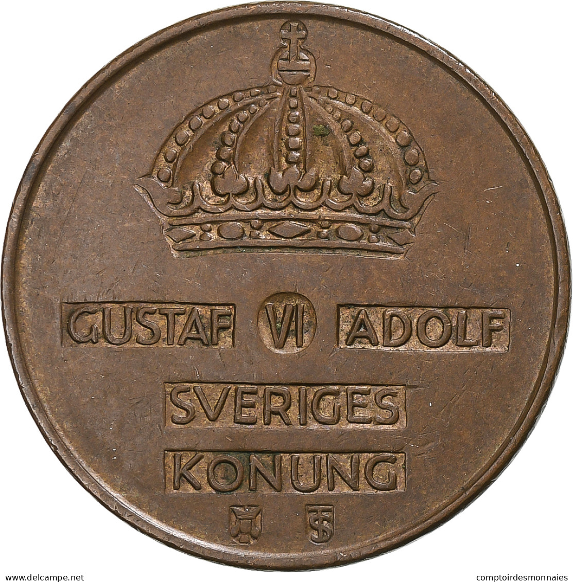 Suède, 5 Öre, 1956 - Schweden