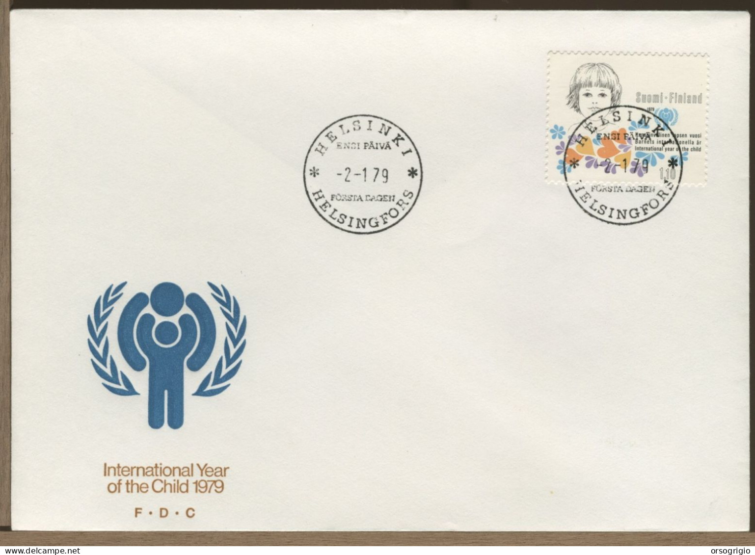 SUOMI FINLAND -  FDC 1979 -  INTERNATIONAL YEAR Of The CHILD - FDC