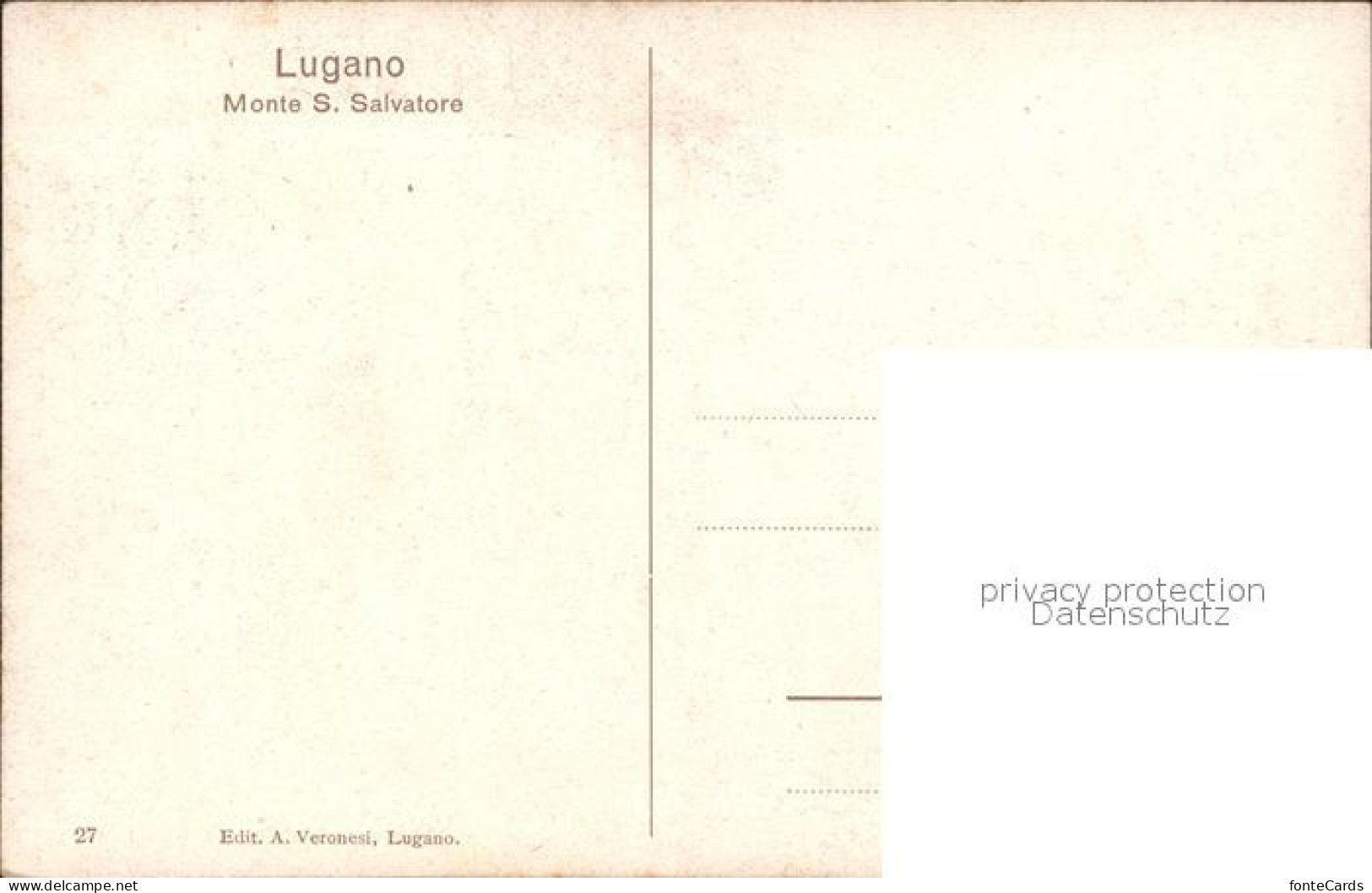 12056509 Lugano TI Kuenstlerkarte Frau Mit Ziegen Und Monte S. Salvatore Lugano  - Other & Unclassified