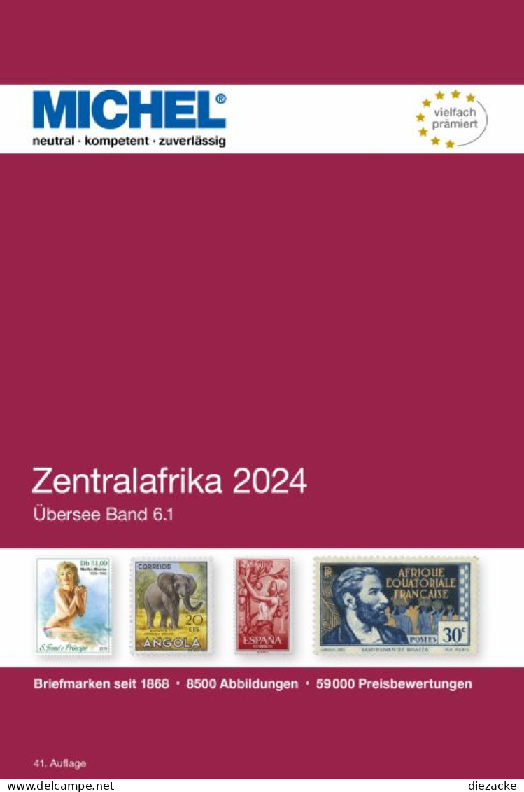 Michel Katalog Zentralafrika 2024 ÜK 6/1 PORTOFREI! Neu - Altri & Non Classificati