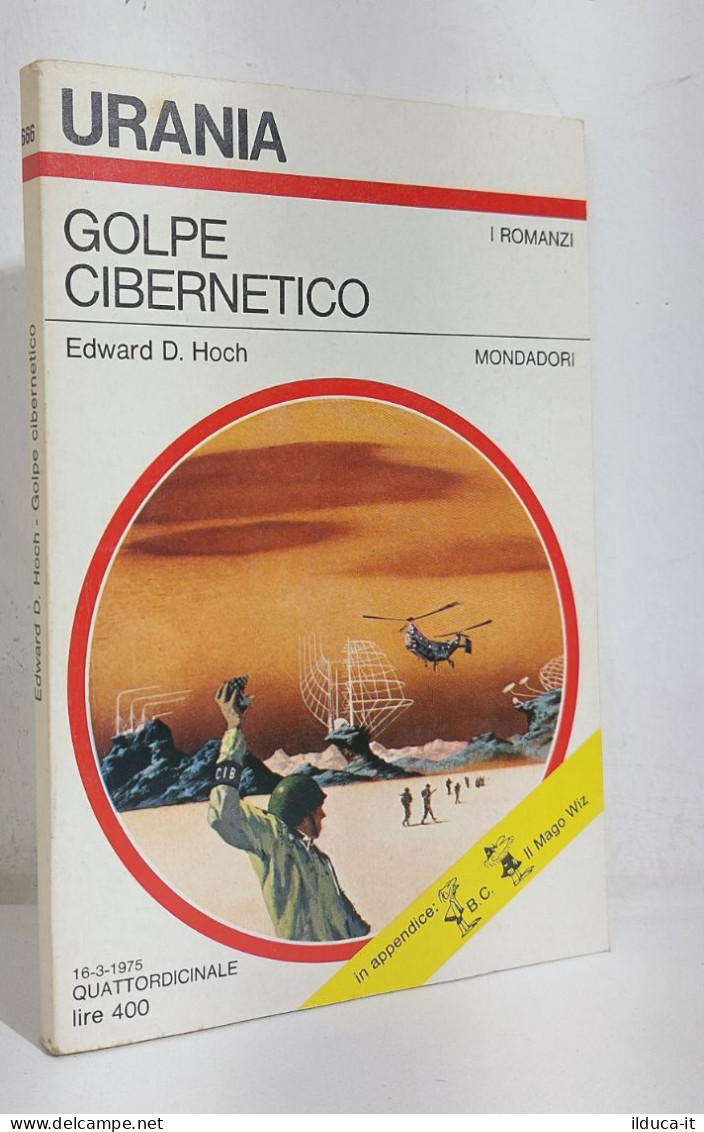 68590 Urania N. 666 1975 - Edward D. Hoch - Golpe Cibernetico - Mondadori - Science Fiction Et Fantaisie