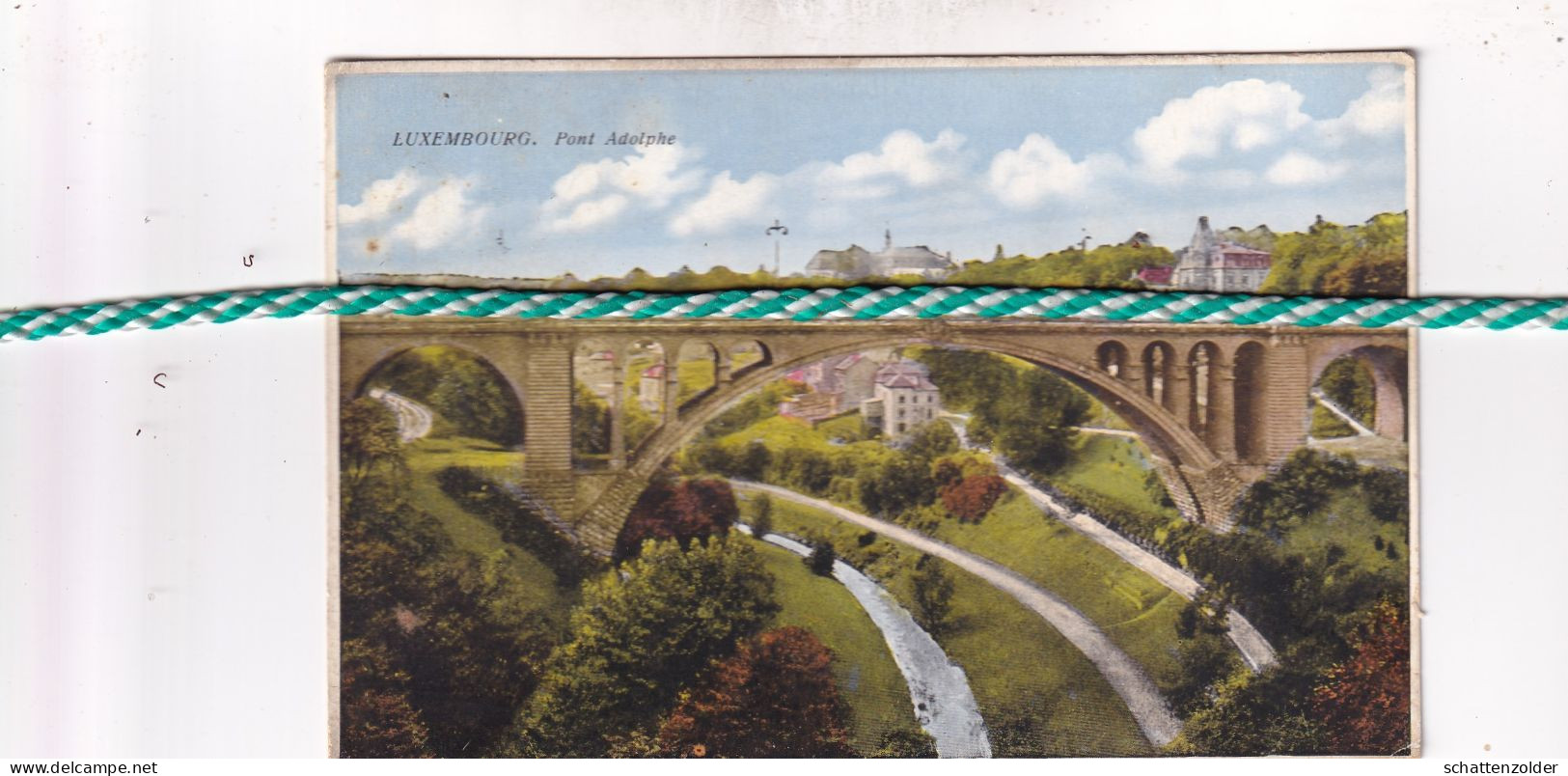 Luxembourg, Pont Adolphe 1927, Colorisé - Luxemburg - Stadt