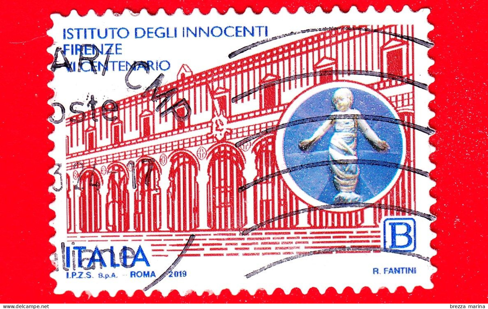 ITALIA - Usato - 2019 - 600 Anni Dell’Istituto Degli Innocenti (Firenze) – Facciata - B - 2011-20: Oblitérés