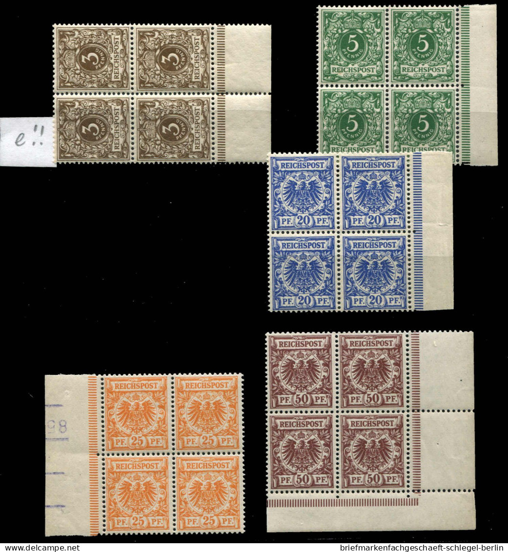 Deutsches Reich, 1889, 45-50, Postfrisch - Autres & Non Classés