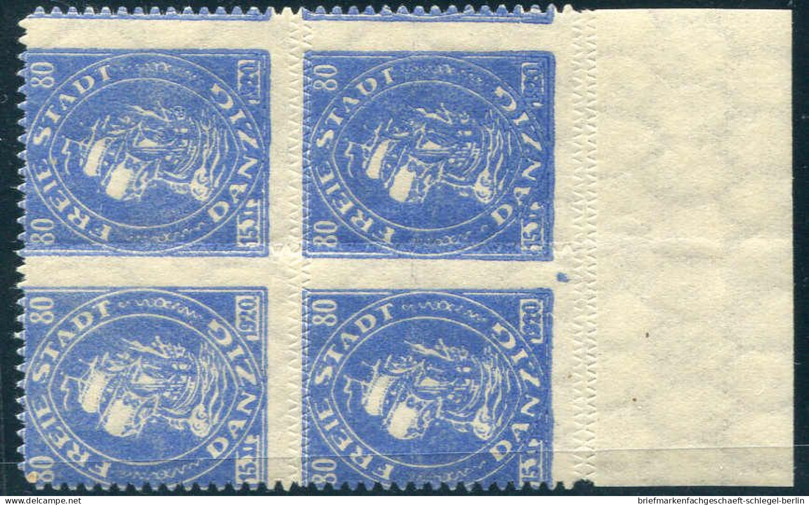 Danzig, 1921, 57, Postfrisch, Ungebraucht - Mint