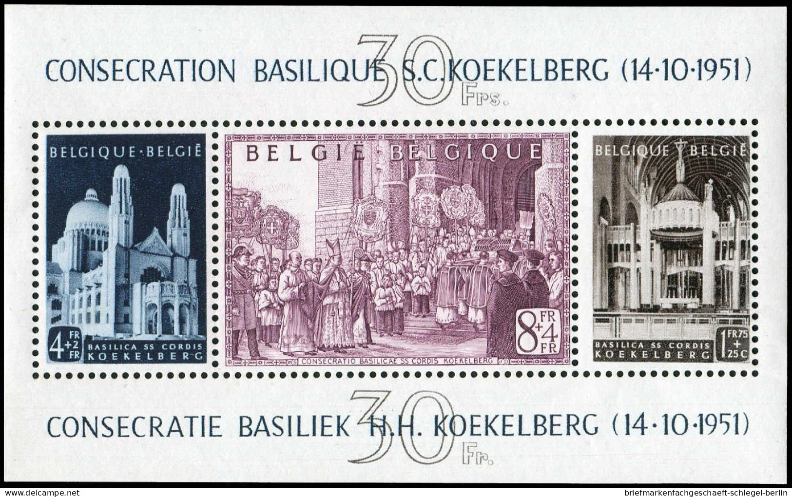 Belgien, 1951, Postfrisch - Andere & Zonder Classificatie