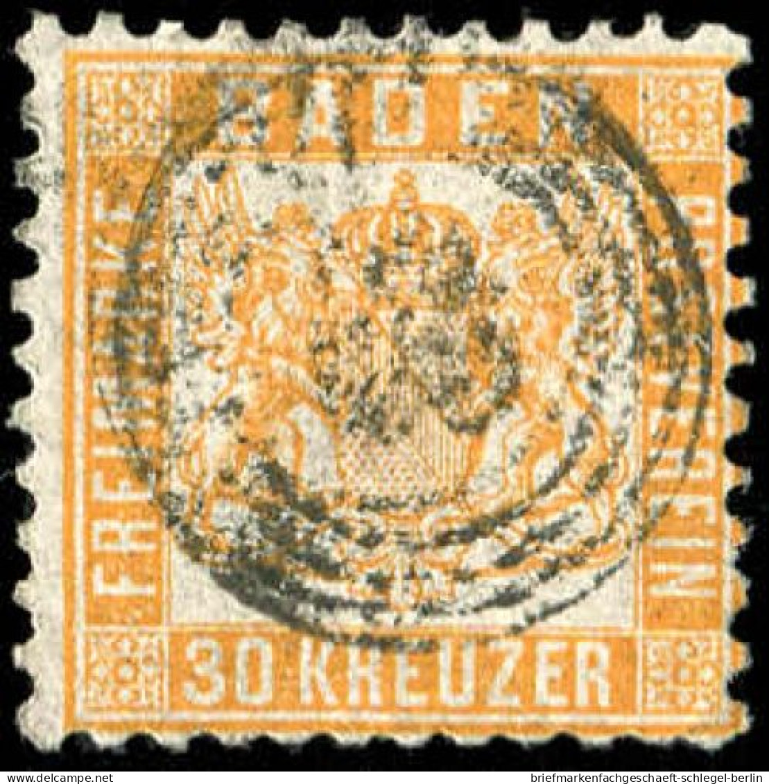Altdeutschland Baden, 1862, Gestempelt - Sonstige & Ohne Zuordnung