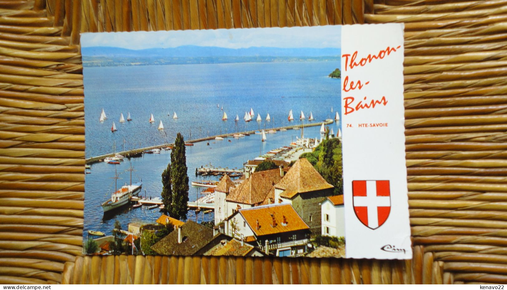 Thonon-les-bains , Le Port , Régates Sur Le Lac Au Fond , La Côte Suisse - Thonon-les-Bains