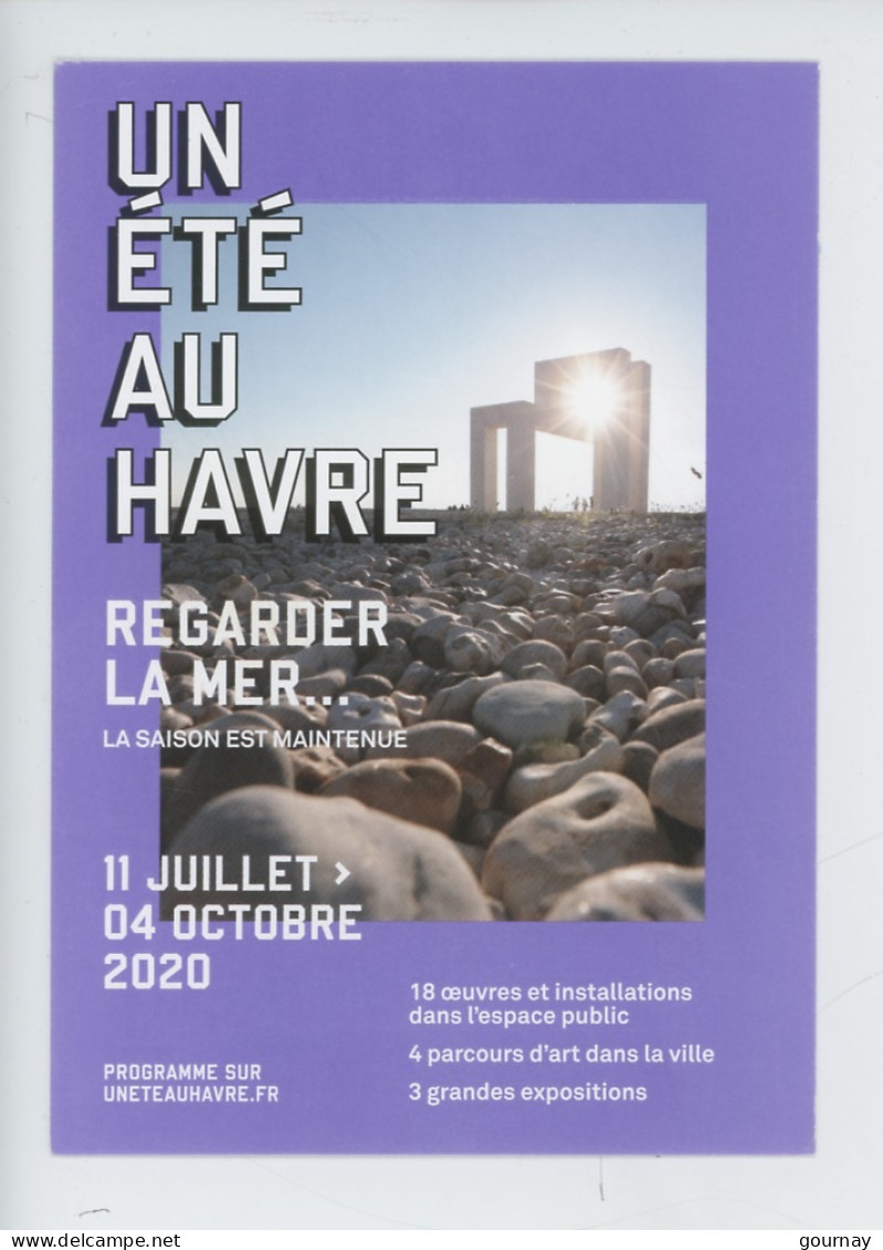 "UP#3" Sabina Lang & Daniel Baumann Le Havre "Un été Au Havre 2020" Regarder La Mer - Sculpture, Art (cp Vierge) - Sculpturen