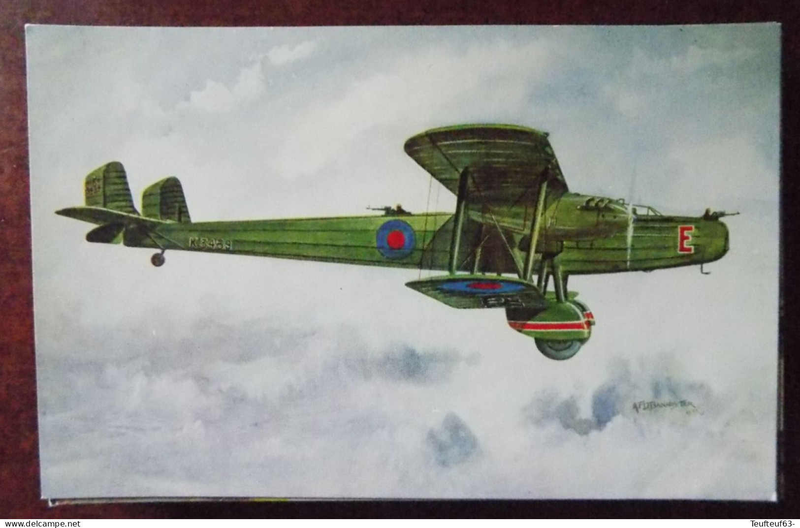Cpa Handley Page " Heyford " - Long Range Night Bomber  - Ill. Bannister - 1919-1938: Entre Guerres