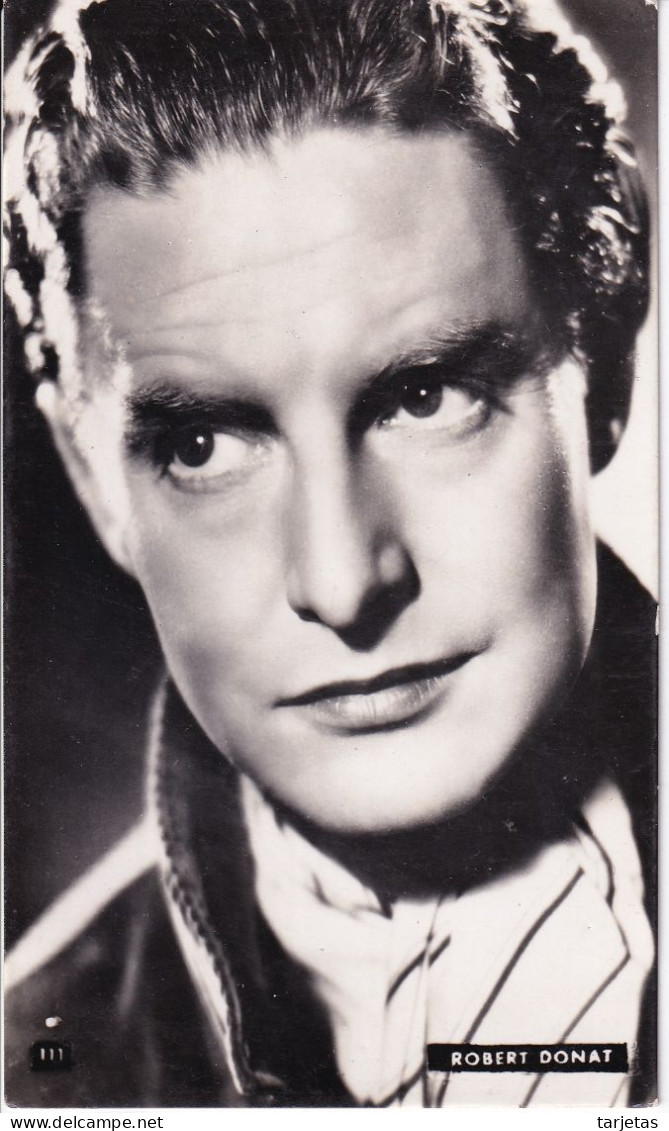 POSTAL DEL ACTOR ROBERT DONAT (CINE-CINEMA) - Foto's