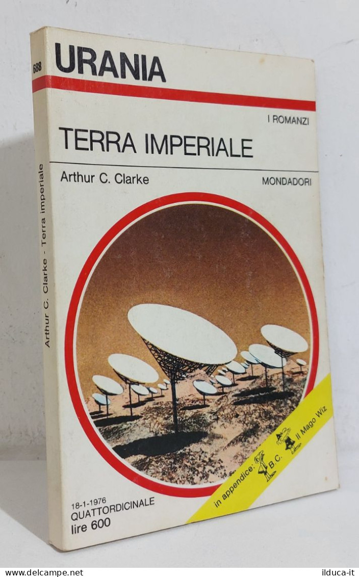 68603 Urania N. 688 1976 - Arthur C. Clarke - Terra Imperiale - Mondadori - Science Fiction