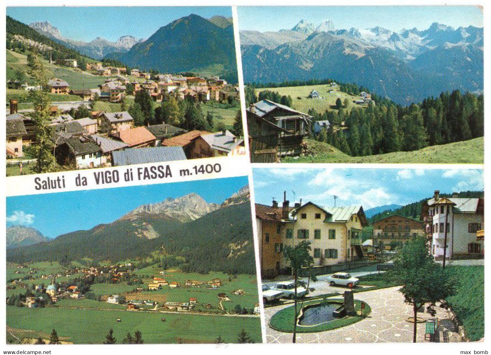 1970 VIGO DI FASSA -- SALUTI DA   TRENTO - Trento