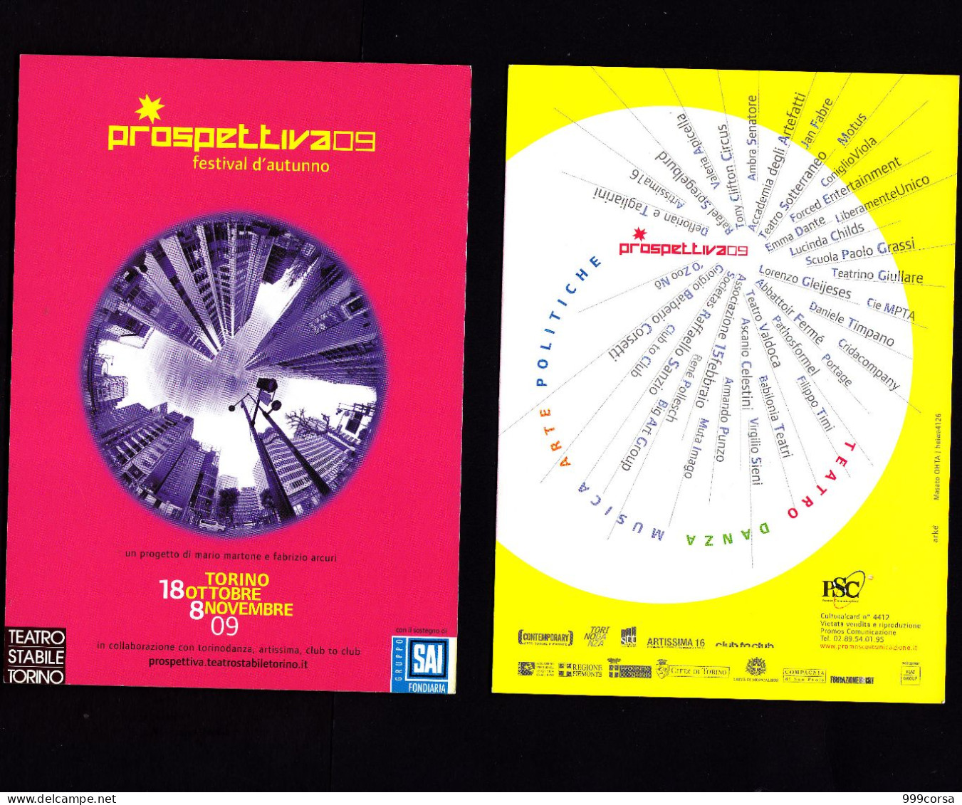 (D6) Prospettiva 09,Festival D'autunno,Teatro Stabile Torino,CulturalCard 4412 - Theatre