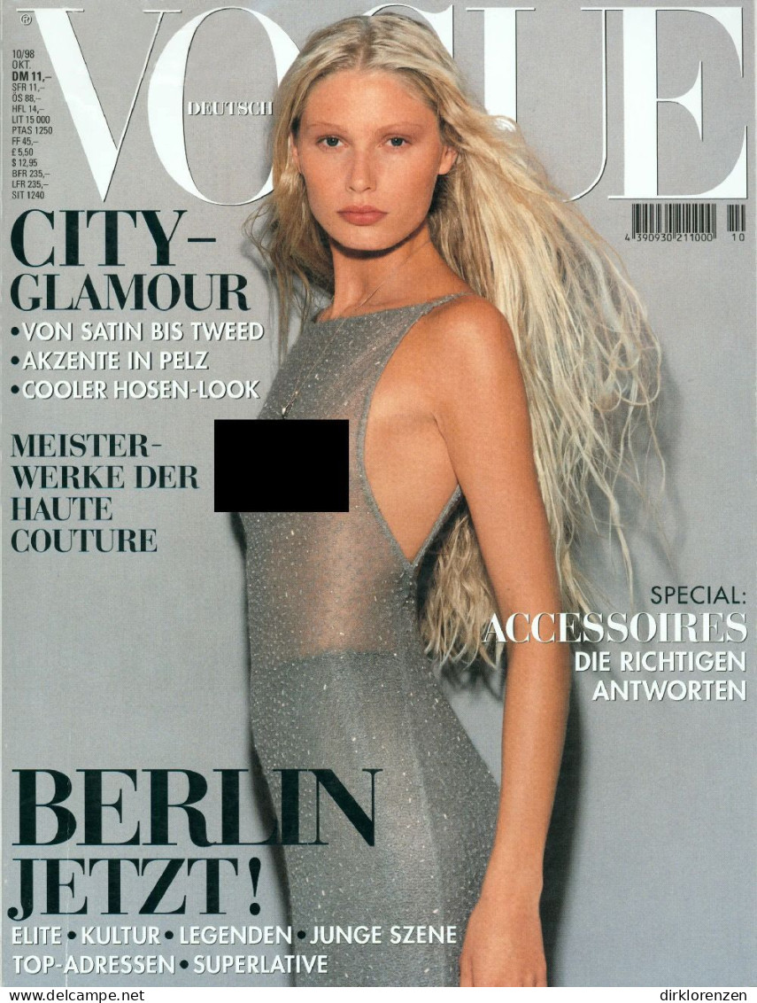 Vogue Magazine Germany 1998-10 Kirsty Hume - Unclassified