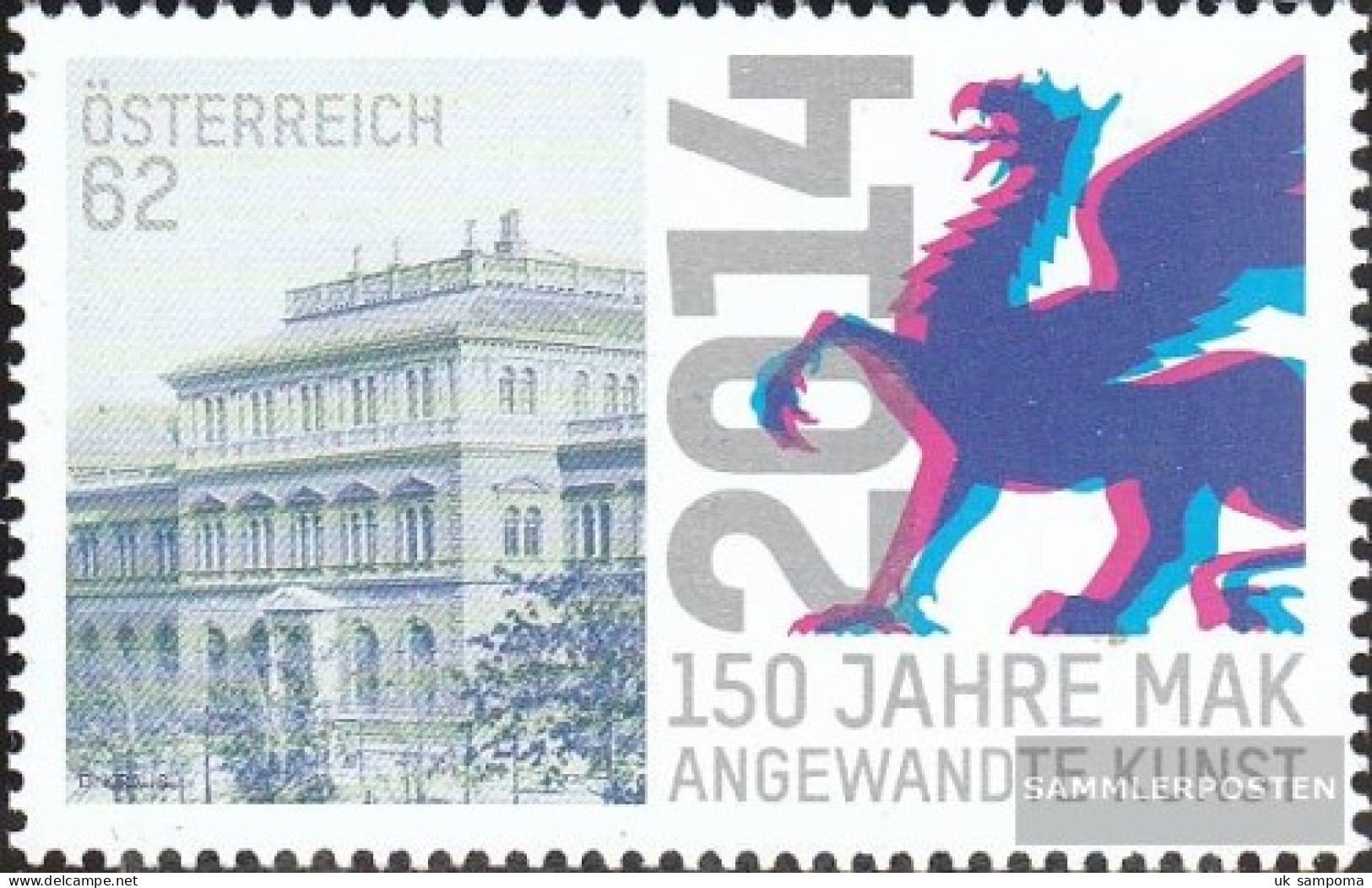 Austria 3142 (complete Issue) Unmounted Mint / Never Hinged 2014 Art - Unused Stamps