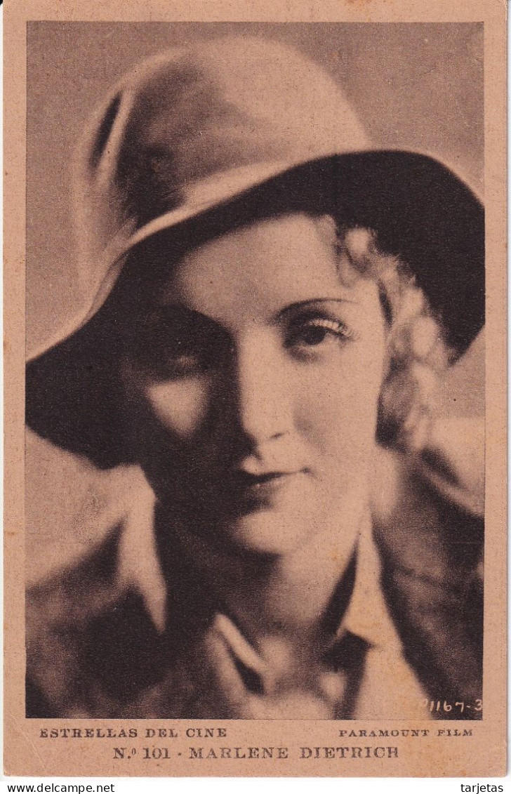 POSTAL DE LA ACTRIZ MARLENE DIETRICH (CINE-CINEMA) - Photographs