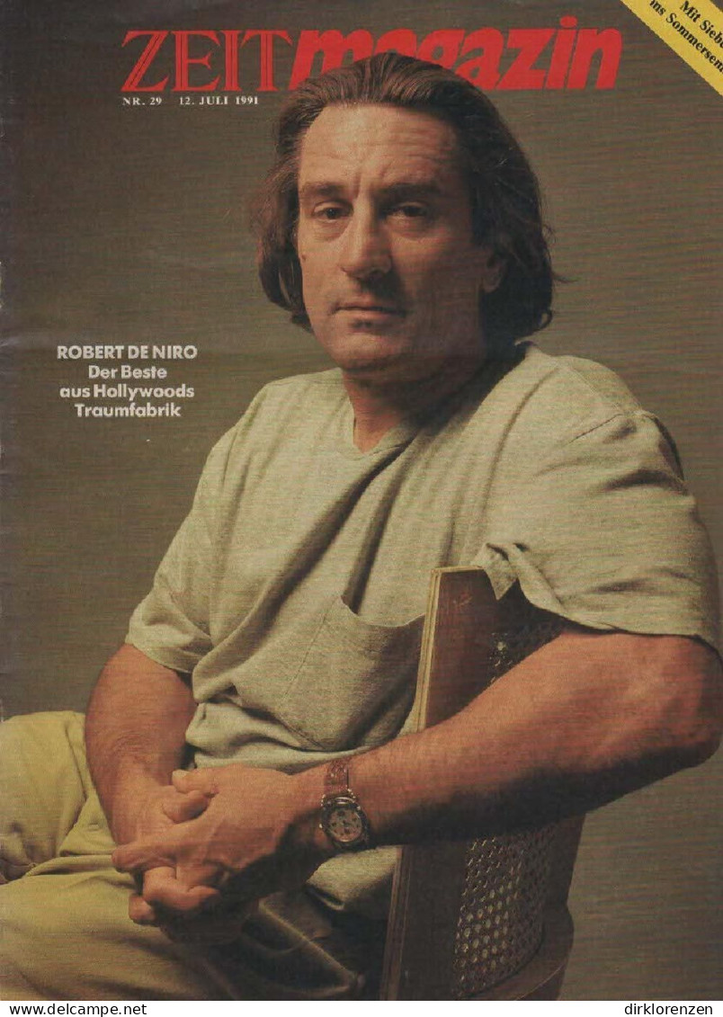 Zeit Magazine Germany 1991-29 Robert De Niro  - Zonder Classificatie