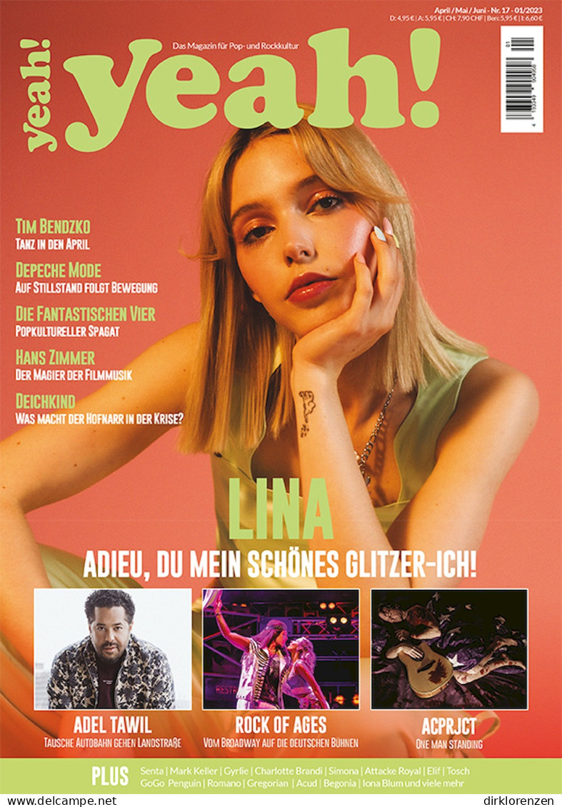 Yeah Magazine Germany 2023 #17 Lina Adel Tawil Acprjct Depeche Mode Hans Zimmer - Non Classés