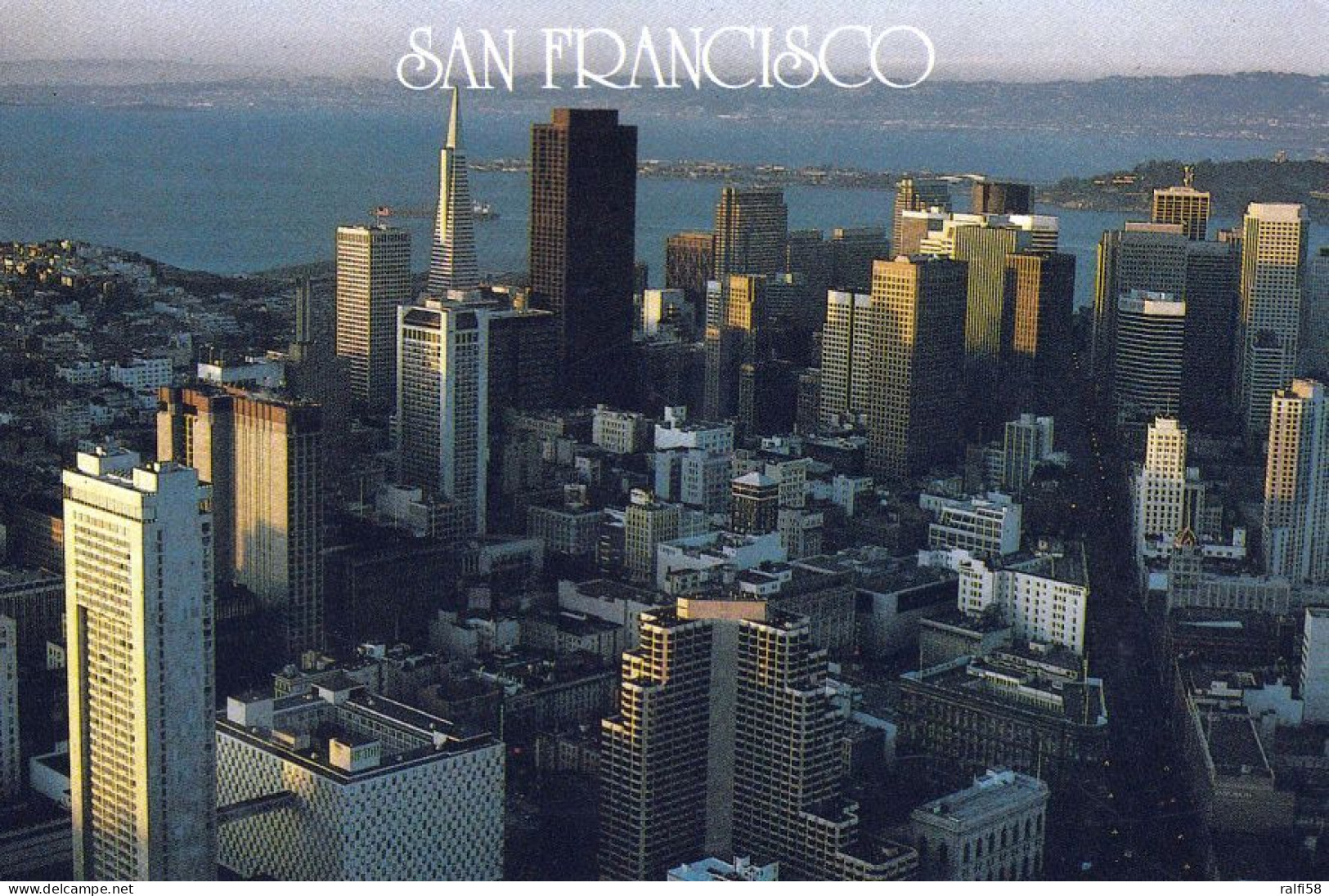 1 AK USA / California * The Afternoon Sun Sets On Downtown San Francisco * - San Francisco