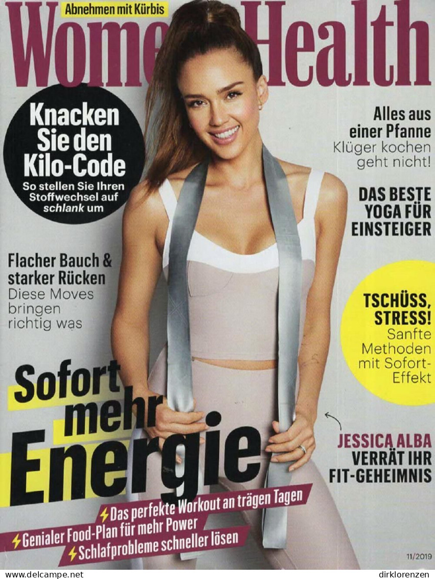Womens Health Magazine Germany 2019-11 Jessica Alba - Non Classés