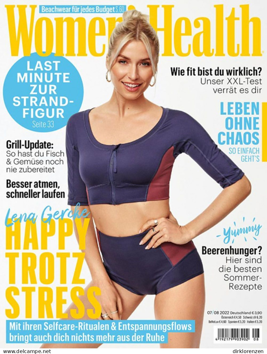 Womens Health Magazine Germany 2022-08 Lena Gercke - Ohne Zuordnung