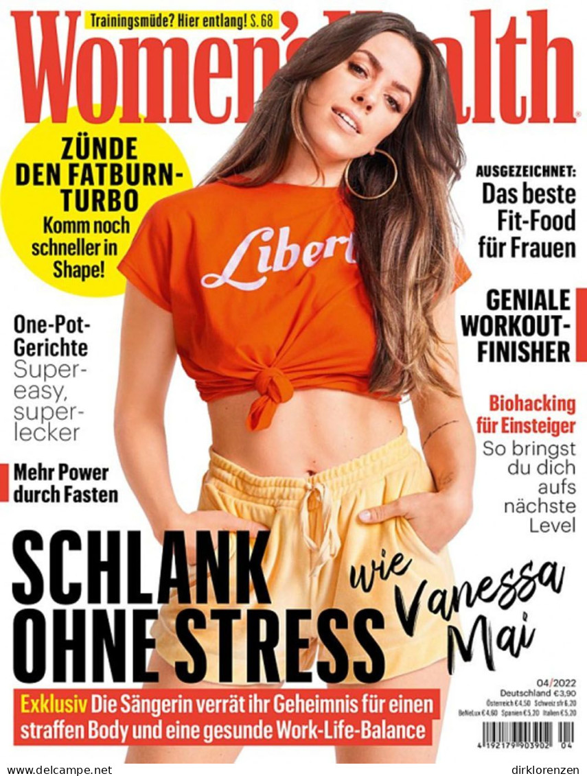 Womens Health Magazine Germany 2022-04 Vanessa Mai - Non Classés