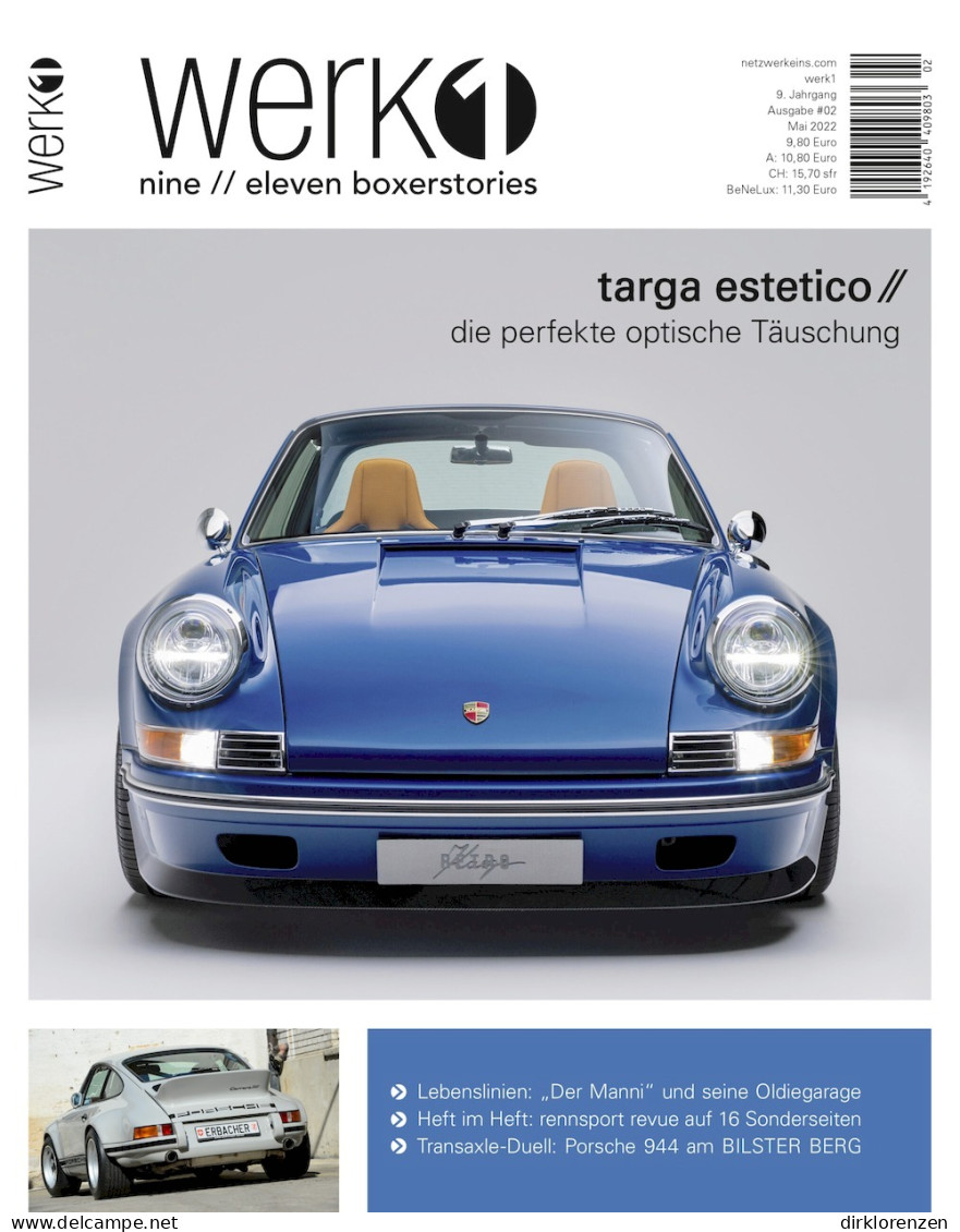 Werk1 Magazine Germany 2022-02 Porsche Targa 944 - Non Classés