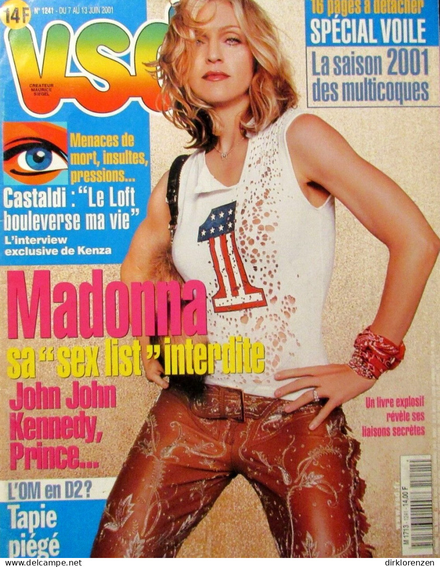 VSD Magazine France 2001 #1241 Madonna  - Zonder Classificatie