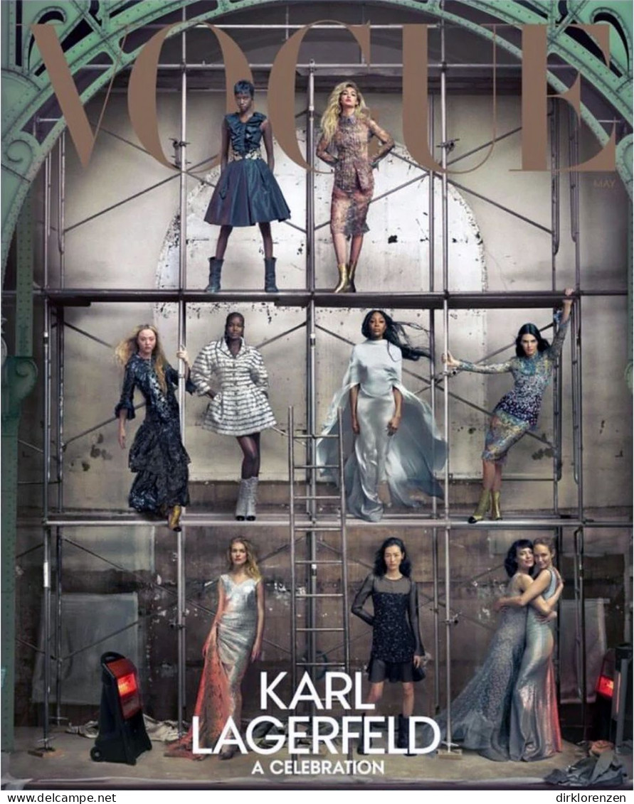 Vogue Magazine USA 2023-05 Lagerfeld Kendall Jenner Naomi Campbell Gigi Hadid - Zonder Classificatie