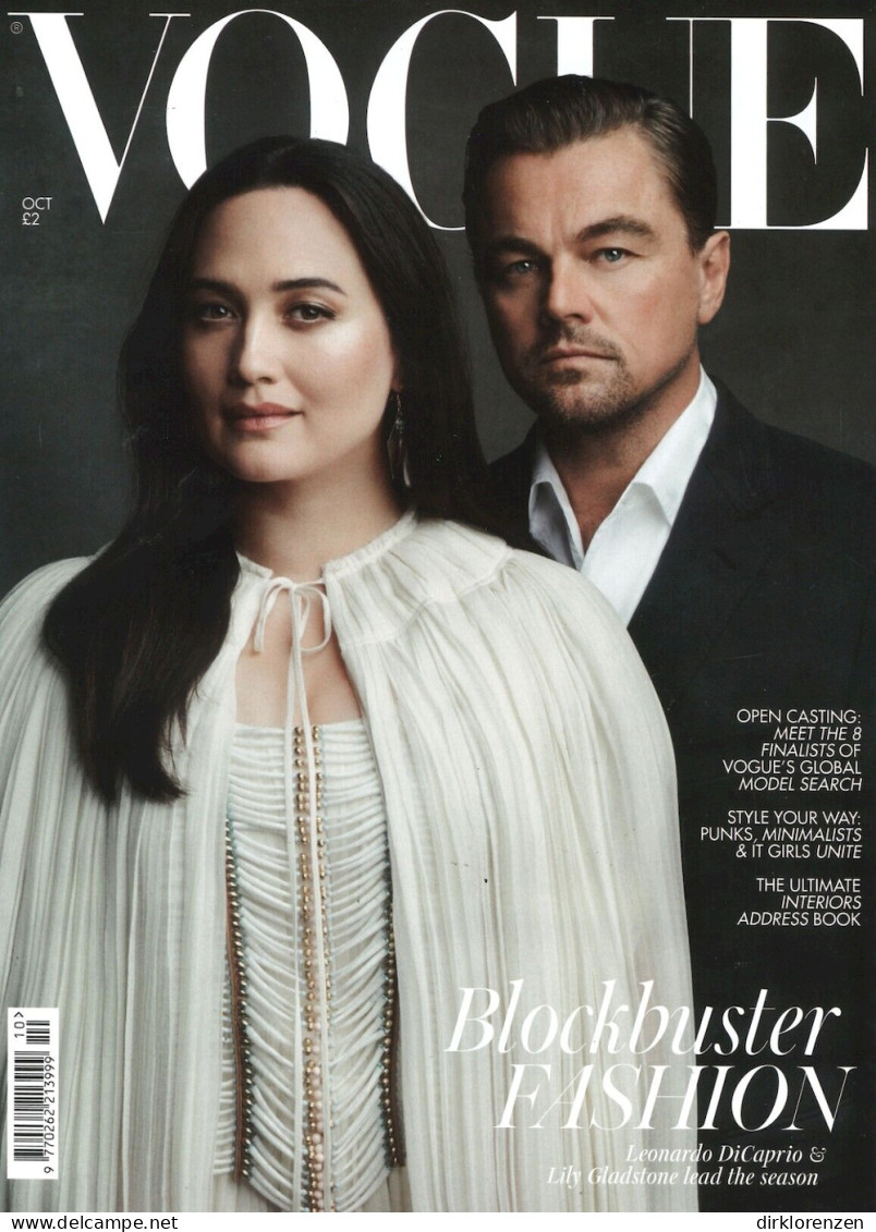 Vogue Magazine UK 2023-10 Leonardo DiCaprio Lily Gladstone - Zonder Classificatie