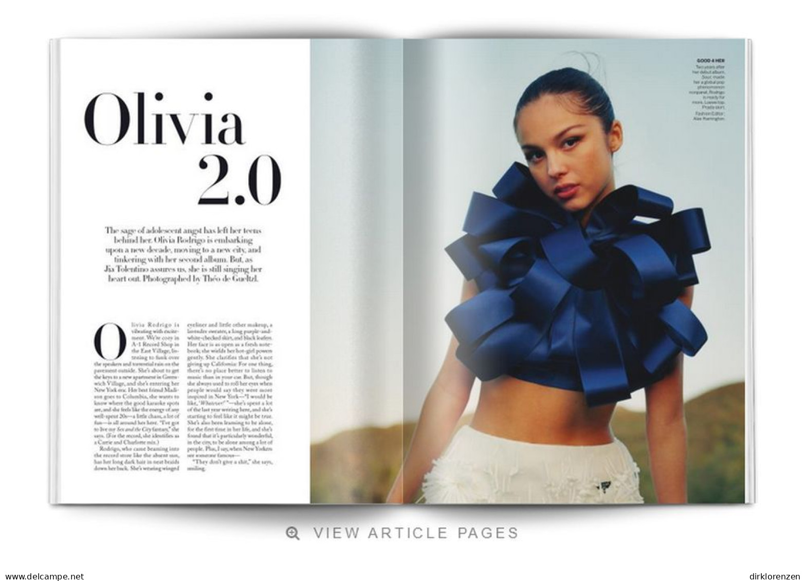 Vogue Magazine USA 2023-08 Olivia Rodrigo - Zonder Classificatie
