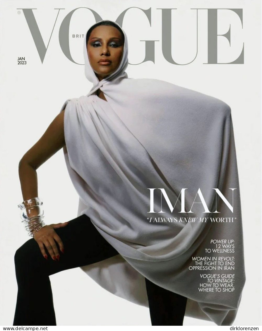 Vogue Magazine UK 2023-01 Iman Cover 1 - Unclassified