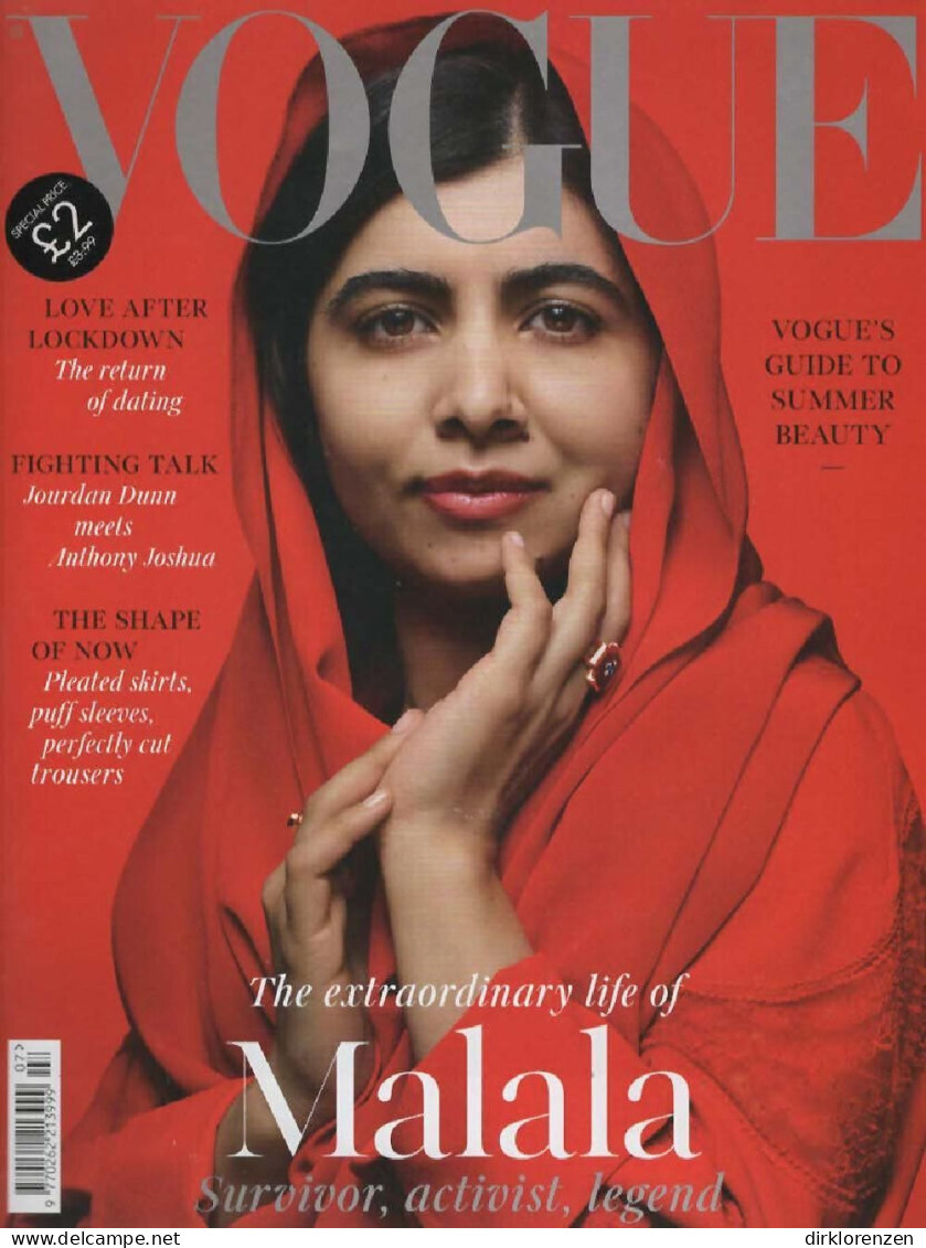 Vogue Magazine UK 2021-07 Malala - Zonder Classificatie
