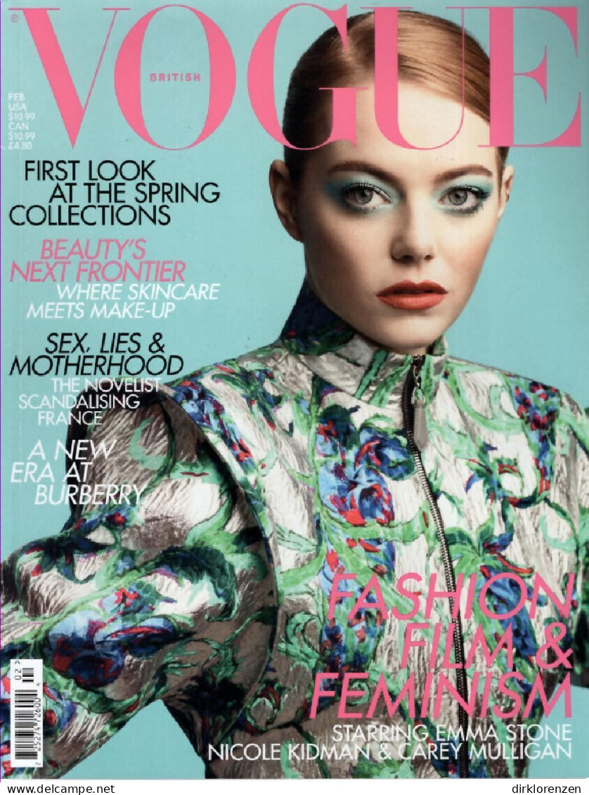 Vogue Magazine UK 2019-02 Emma Stone - Non Classés