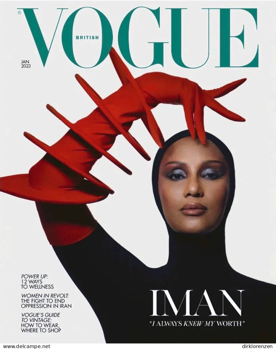 Vogue Magazine UK 2023-01 Iman Cover 2 - Unclassified