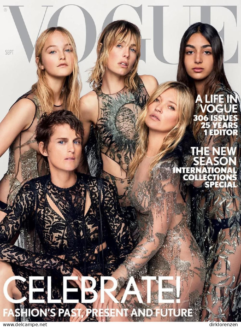 Vogue Magazine UK 2017-09 Jean Campbell Kate Moss Stella Tennant - Non Classés