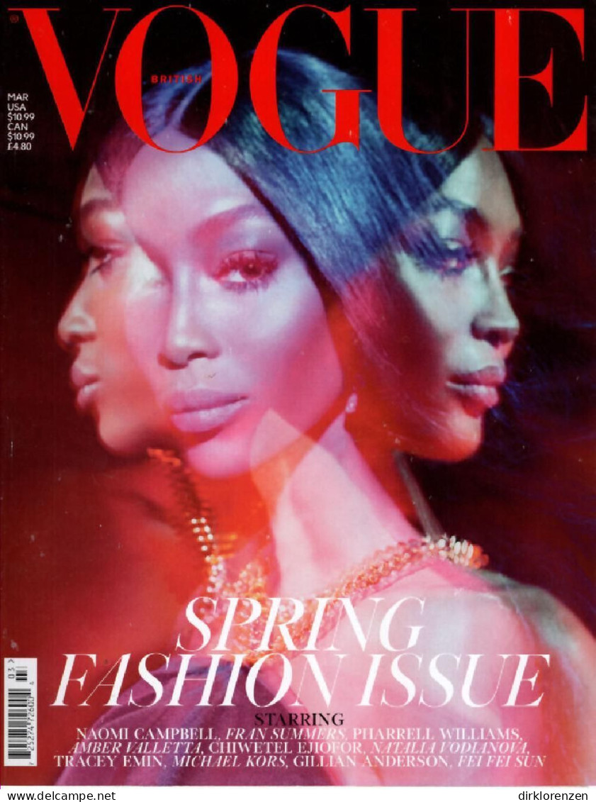 Vogue Magazine UK 2019-03 Naomi Campbell - Non Classés
