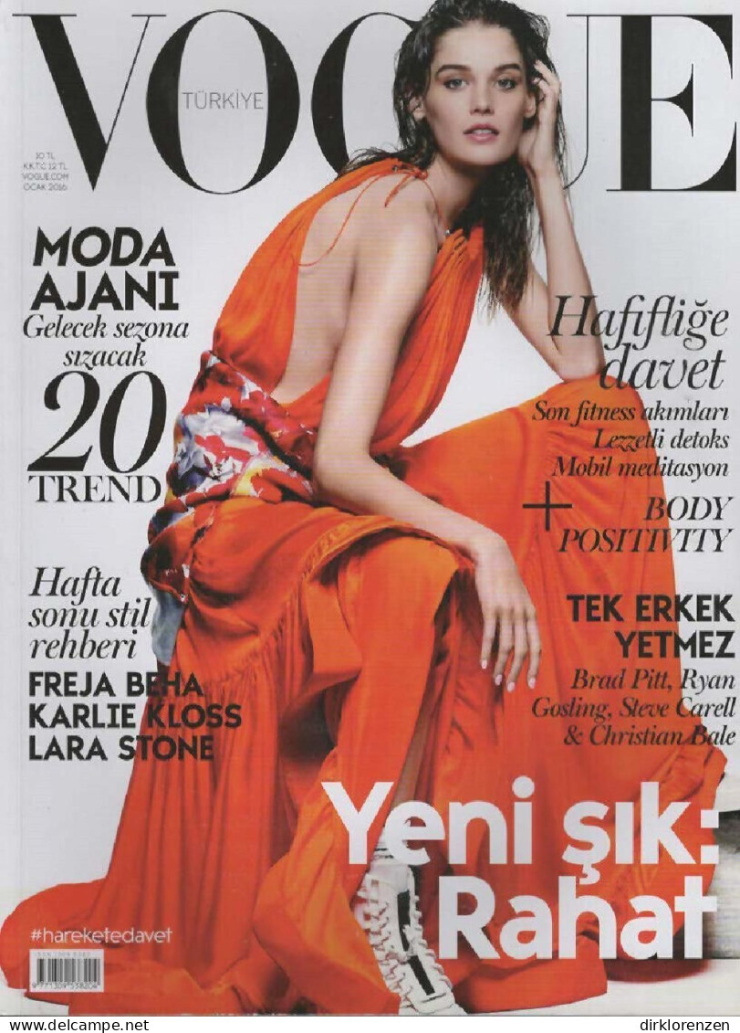 Vogue Magazine Turkey 2016-01 Angel Rutledge - Non Classés
