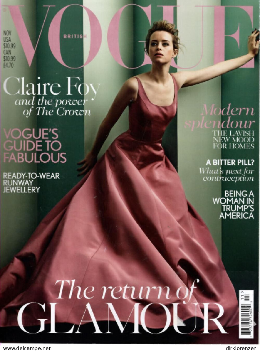 Vogue Magazine UK 2017-11 Claire Foy - Non Classés