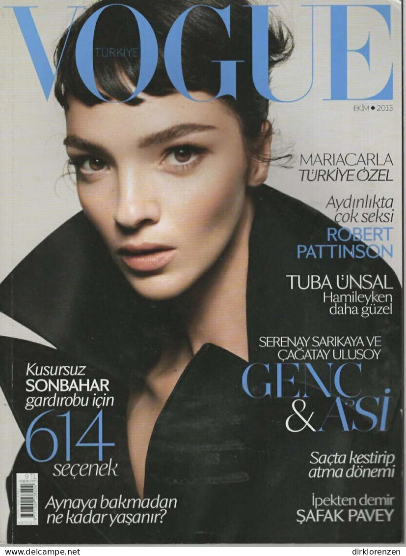 Vogue Magazine Turkey 2013-10 Mariacarla Boscono - Non Classés