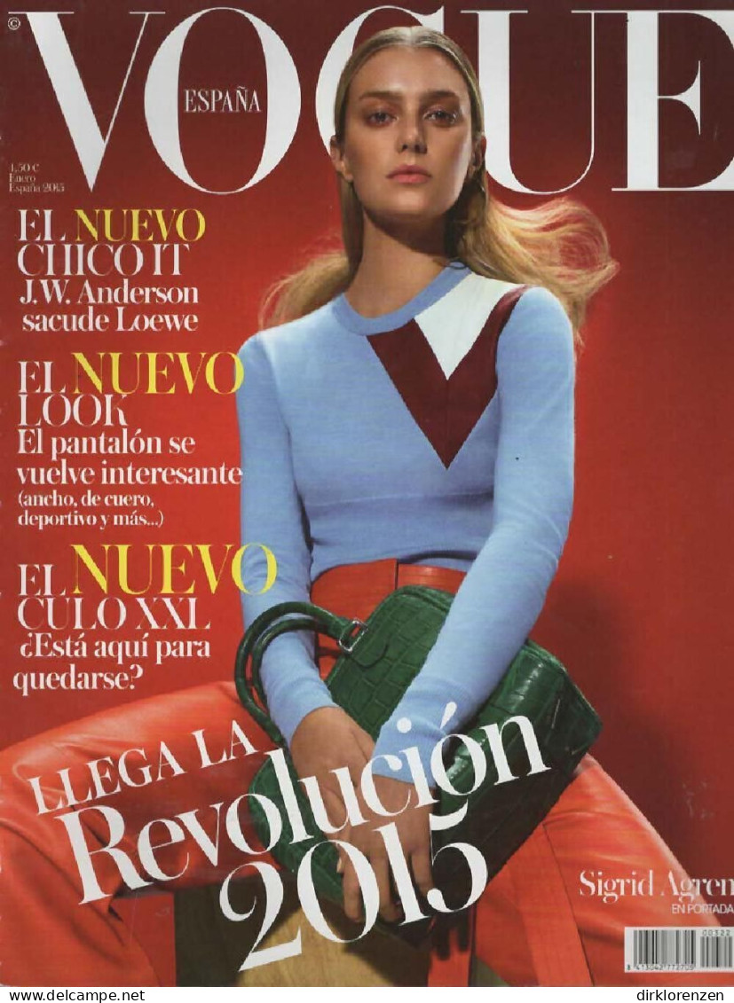 Vogue Magazine Spain 2015 #322 Sigrid Agren  - Non Classés