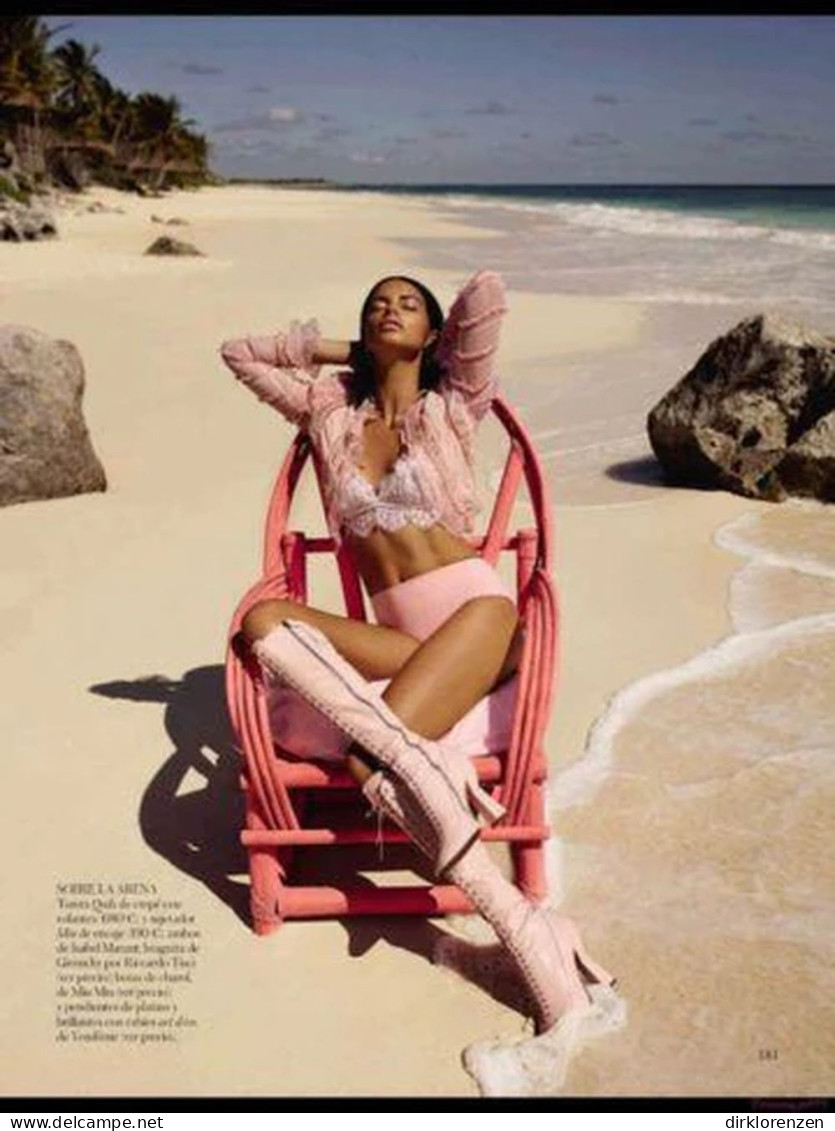 Vogue Magazine Spain 2014 #314 Adriana Lima Suki Maryna Linchuk