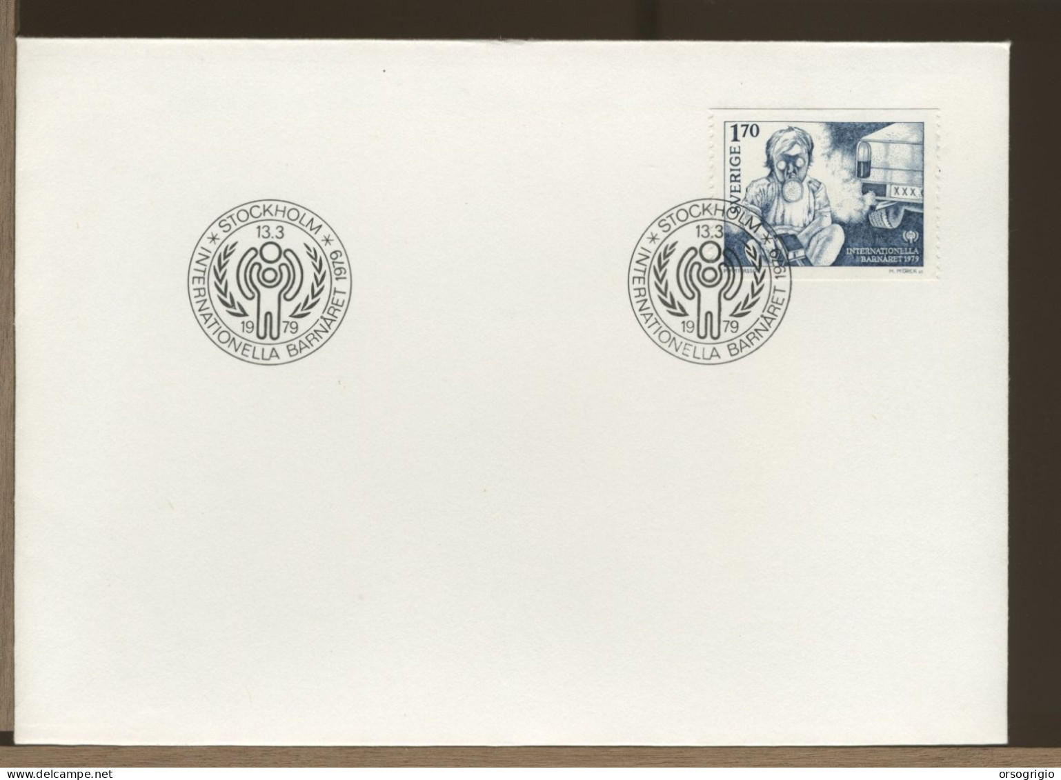 SVEZIA SVERIGE - FDC 1979 -   BARNARET - FDC