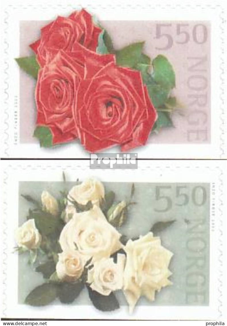 Norwegen 1455Du-1456Du (kompl.Ausg.) Postfrisch 2003 Rosen - Unused Stamps