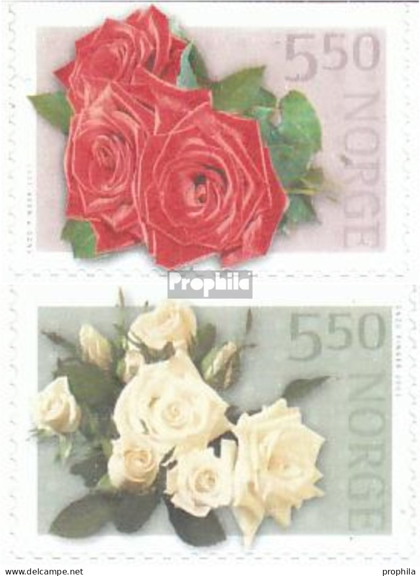 Norwegen 1455Do-1456Do (kompl.Ausg.) Postfrisch 2003 Rosen - Unused Stamps
