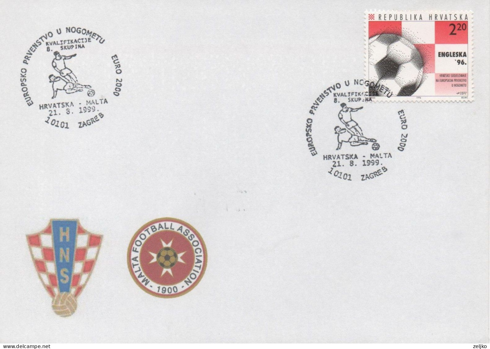 Croatia, Football, European Championship 2000, Match Croatia - Malta, Qualification - Fußball-Europameisterschaft (UEFA)