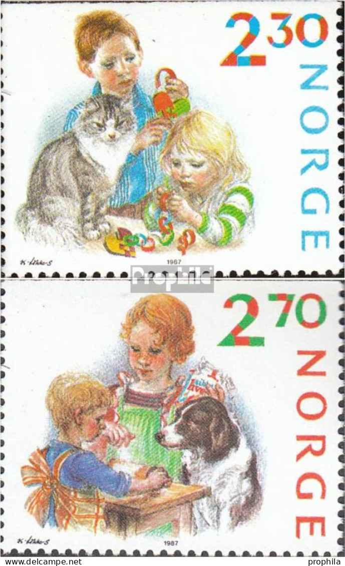 Norwegen 984Do-985Do (kompl.Ausg.) Postfrisch 1987 Weihnachten - Unused Stamps